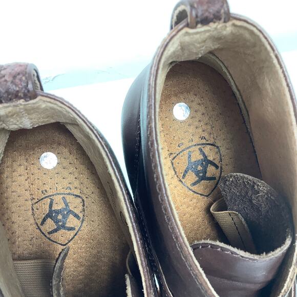 Ariat Blair Monk strap equestrian riding ankle brown leather boots size 9B EUC - Picture 13 of 13